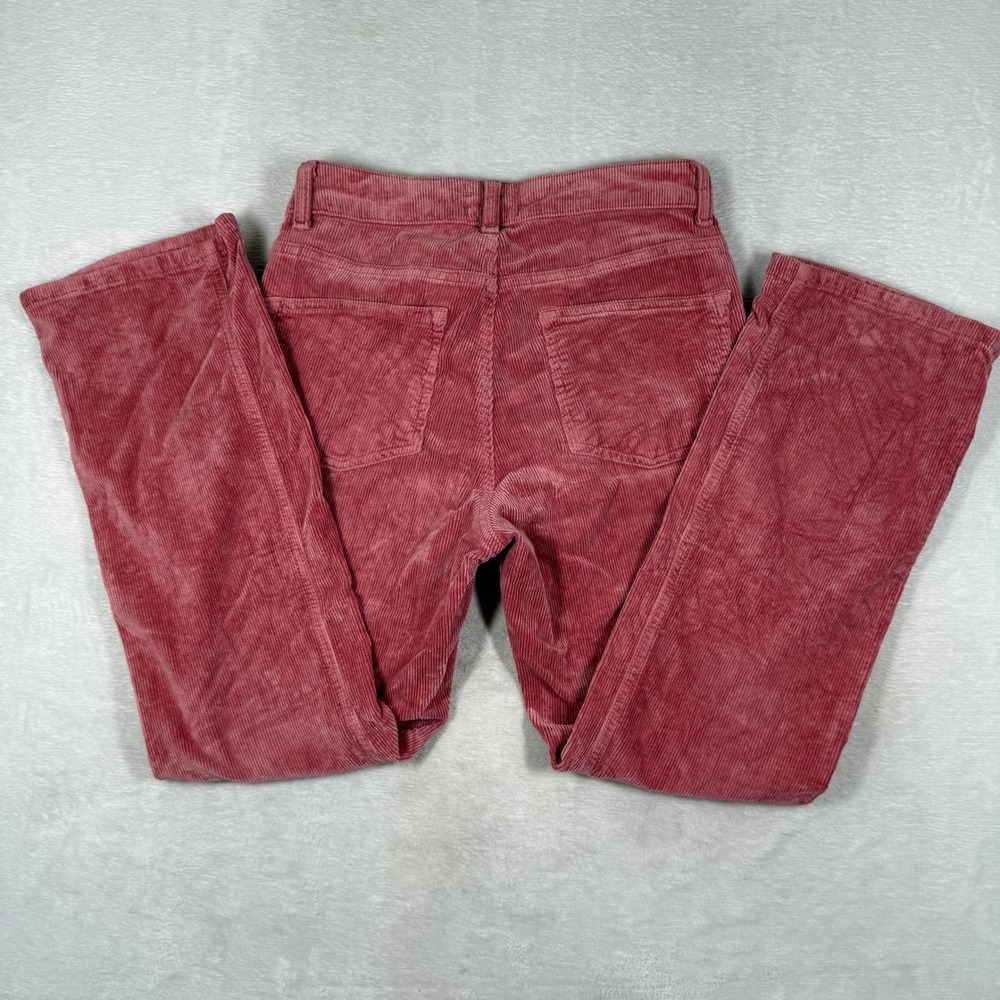 Pilcro Anthropologie Dusty Rose Pink Corduroy Straight Leg Pants Womens 27